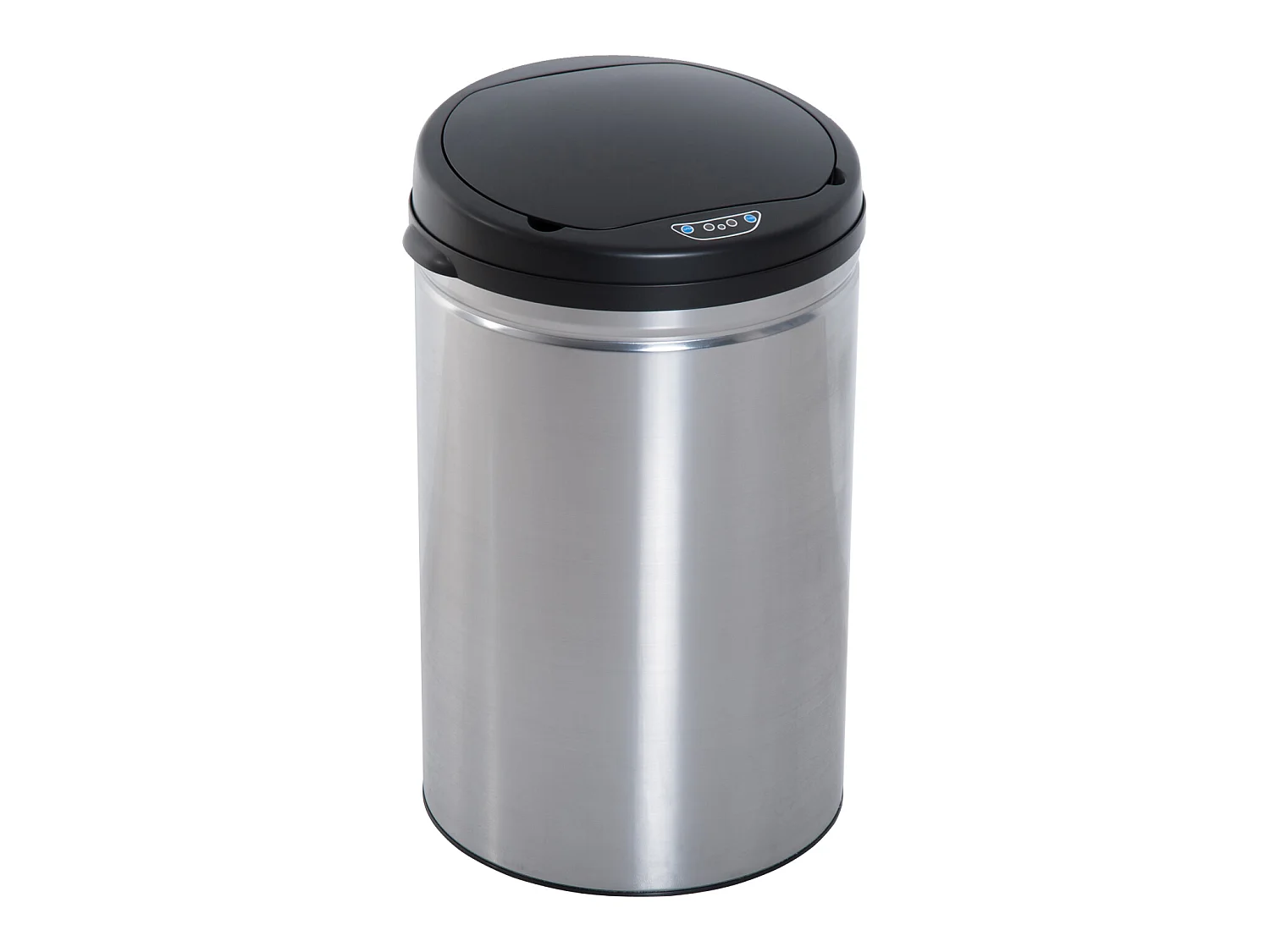 Cubo de basura plateado 30.5x30.5x51.5 cm HOMCOM