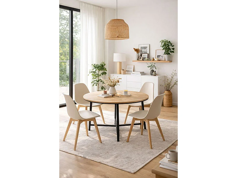 Packs Sillas Comedor - Pack 4 Sillas Kelen - Beige