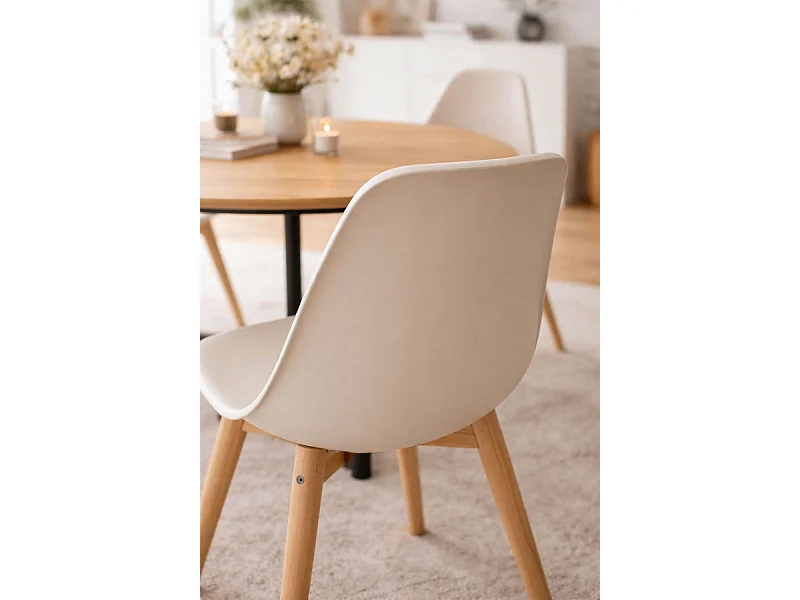 Packs Sillas Comedor - Pack 4 Sillas Kelen - Beige