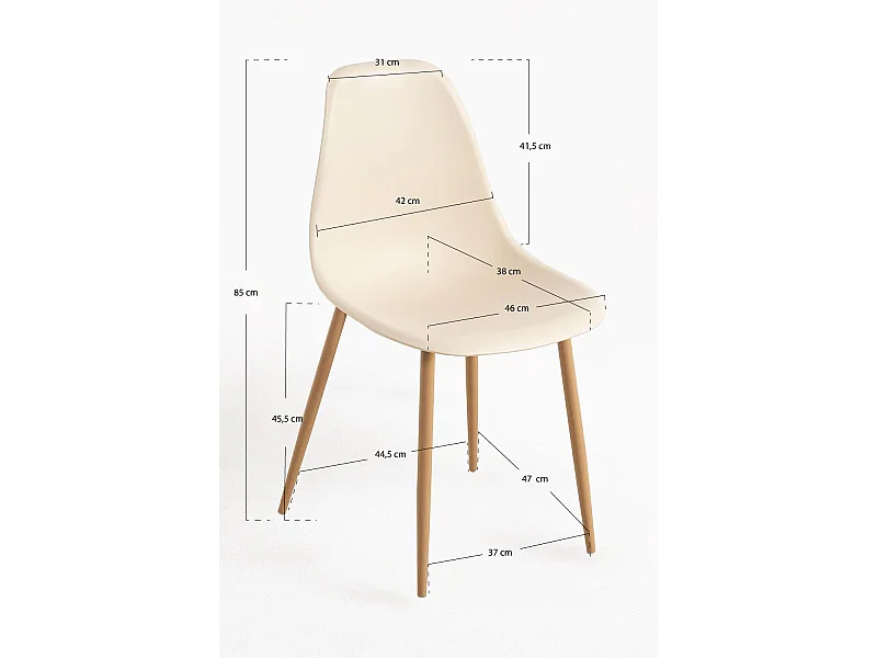 Sillas Comedor - Silla Mykle - Beige