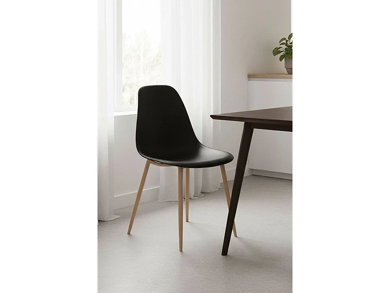 Sillas Comedor - Silla Mykle - Negro