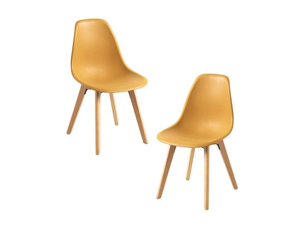 Packs Sillas Comedor - Pack 2 Sillas Kelen - Mostaza