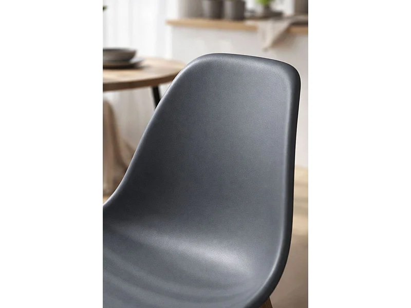 Sillas Comedor - Silla Mykle - Gris oscuro