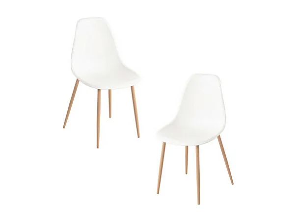 Packs Sillas Comedor - Pack 2 Sillas Mykle - Blanco