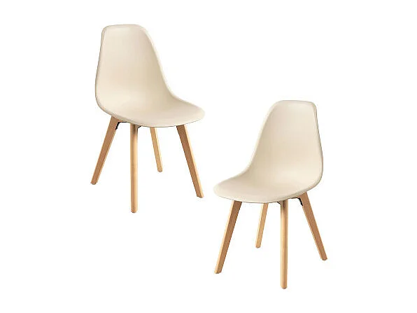 Packs Sillas Comedor - Pack 2 Sillas Kelen - Beige