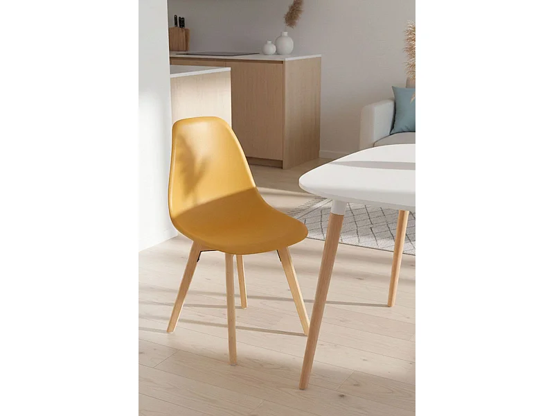 Sillas Comedor - Silla Kelen - Mostaza