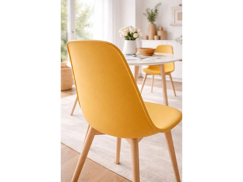 Packs Sillas Comedor - Pack 4 Sillas Kelen - Mostaza