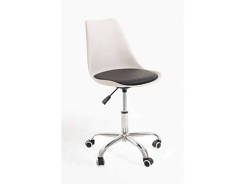Silla de Oficina Blanca y Negro Neo - Máxima Ergonomía - Ideal para Escritorio y Gaming