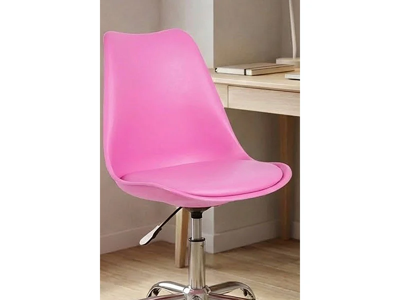 Silla de Oficina Neo en Rosa - Máxima Ergonomía - Ideal para Escritorio y Gaming