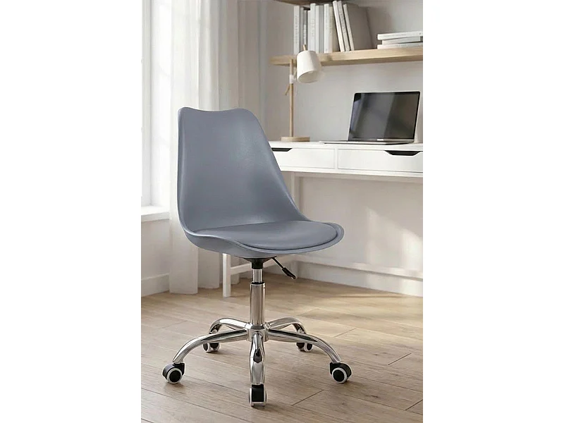 Silla de EscritorioGris oscuro Neo - Máxima Ergonomía - Ideal para Escritorio y Gaming