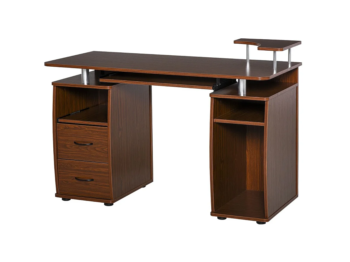 Mesa de ordenador marrón 120x55x85 cm HOMCOM