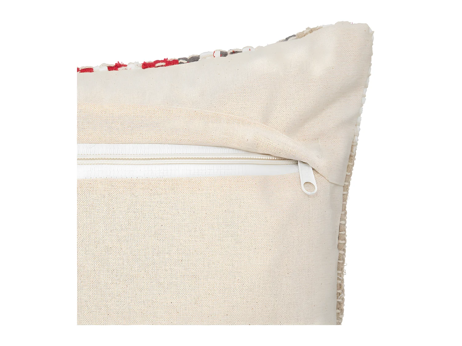 Coussin décoratif déhoussable Chindi en Coton 40 x 40 cm