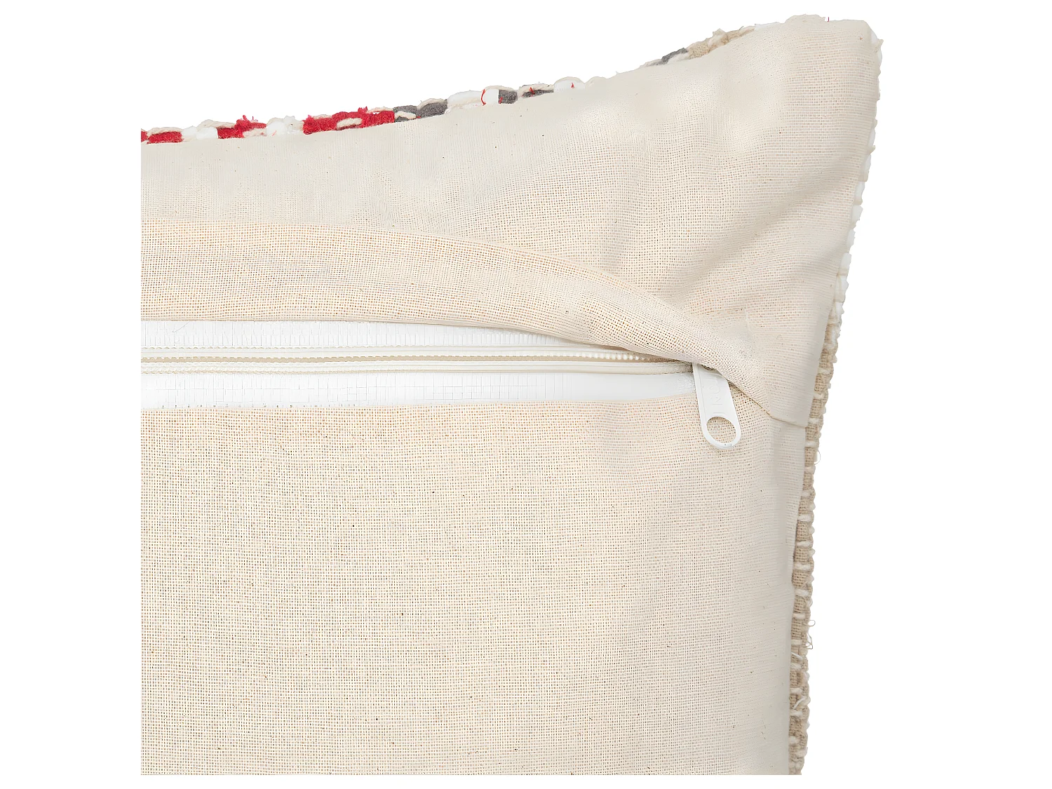 Coussin décoratif déhoussable Chindi en Coton 40 x 40 cm