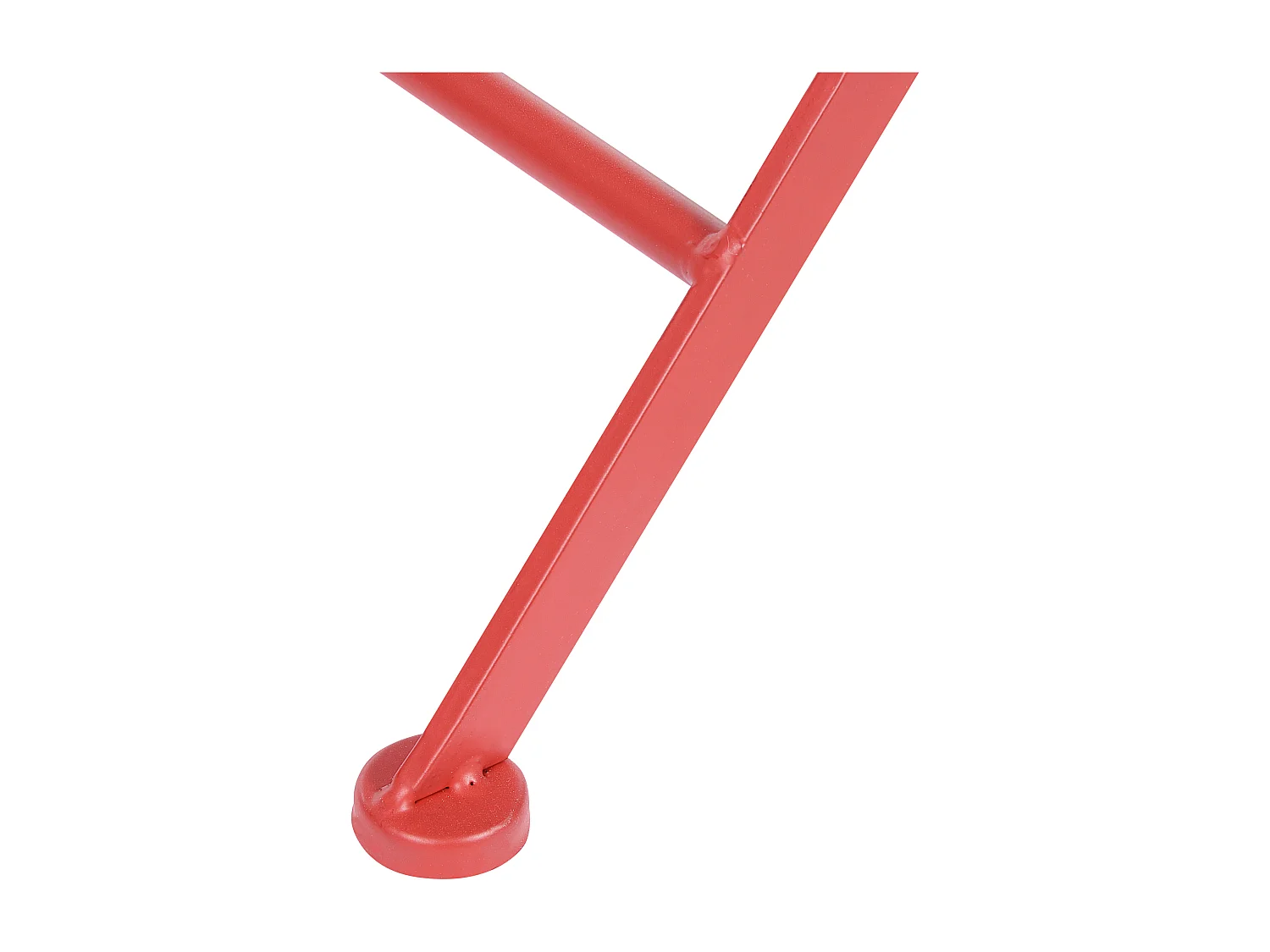 Table bistrot SCARIO 70 cm 70 cm Métal Rouge