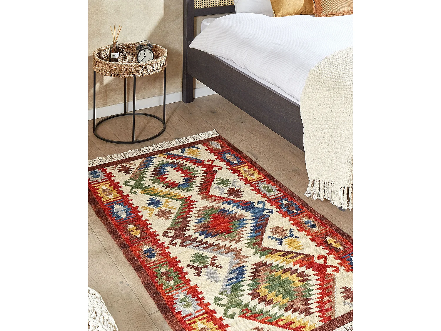 Tapis AREVIK Multicolore 80 x 150 cm Laine Kilim