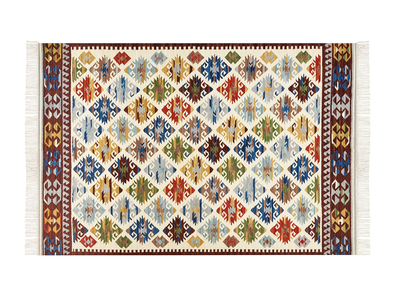 Tapis AKNALICH Multicolore 200 x 300 cm Laine Kilim