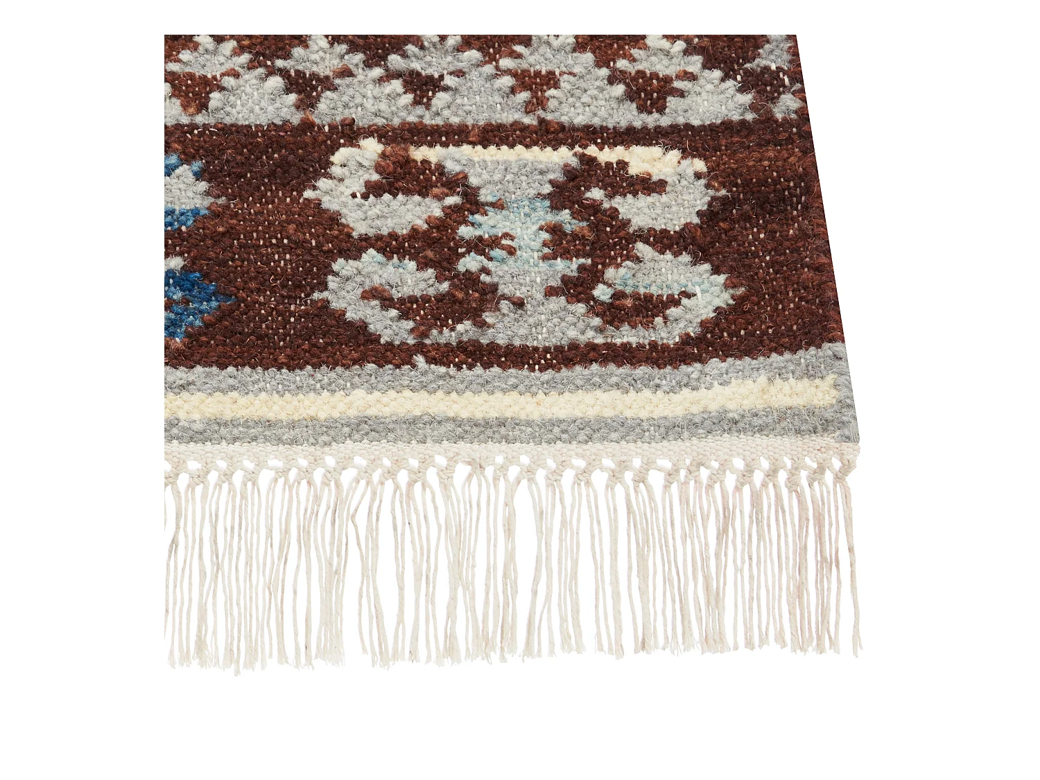 Tapis kilim en laine multicolore 160 x 230 cm AKNALICH