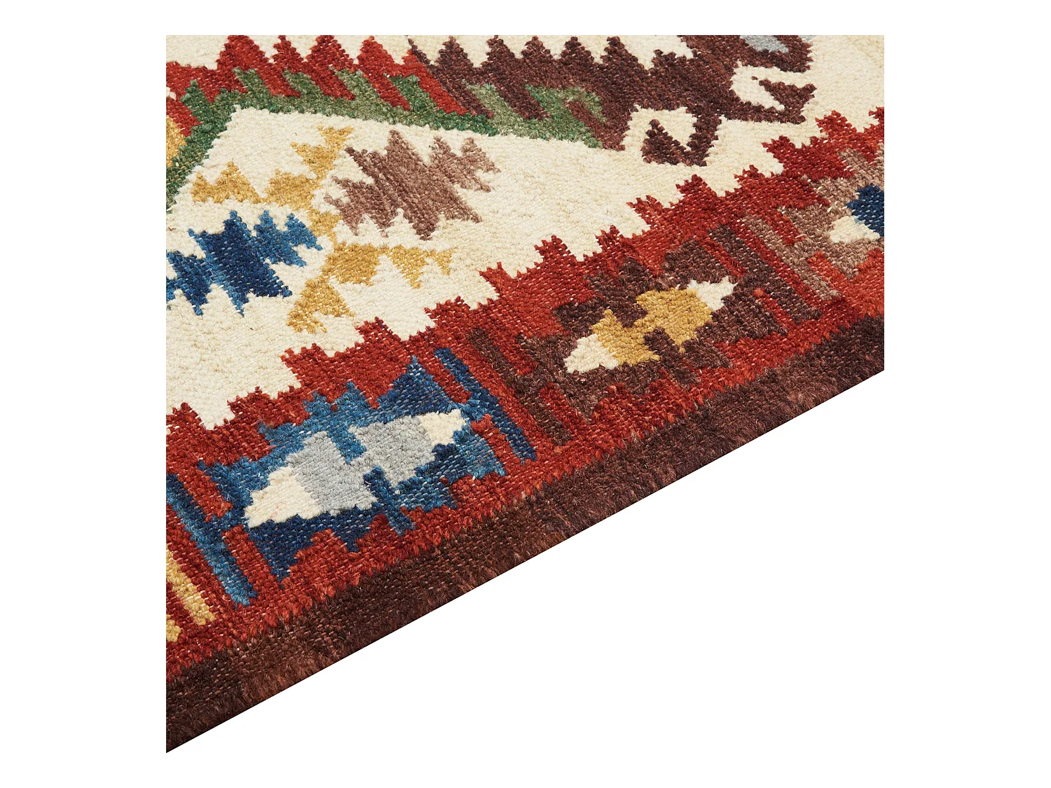 Tappeto kilim lana multicolore 160 x 230 cm AREVIK