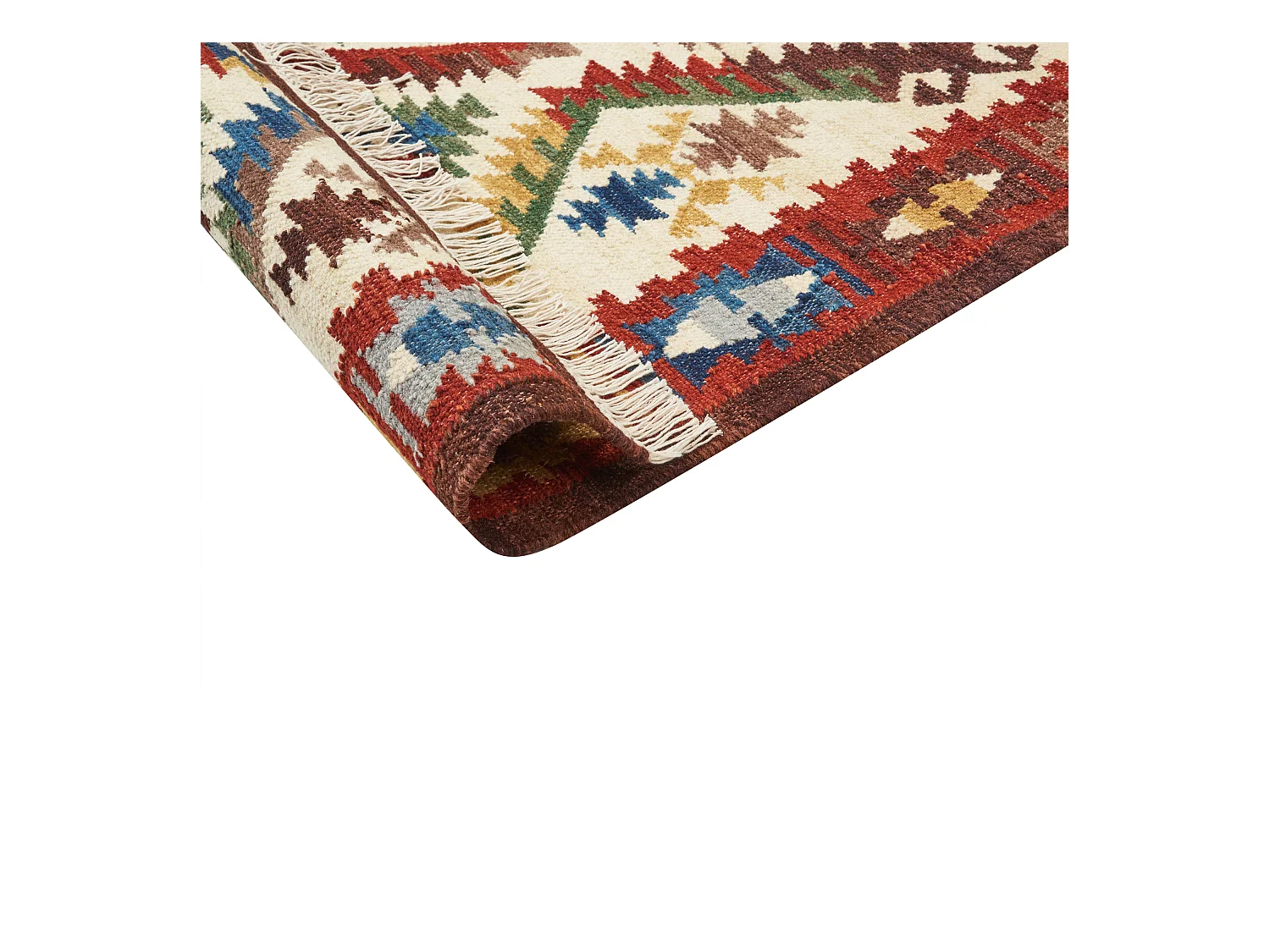 Tapis AREVIK Multicolore 160 x 230 cm Laine Kilim