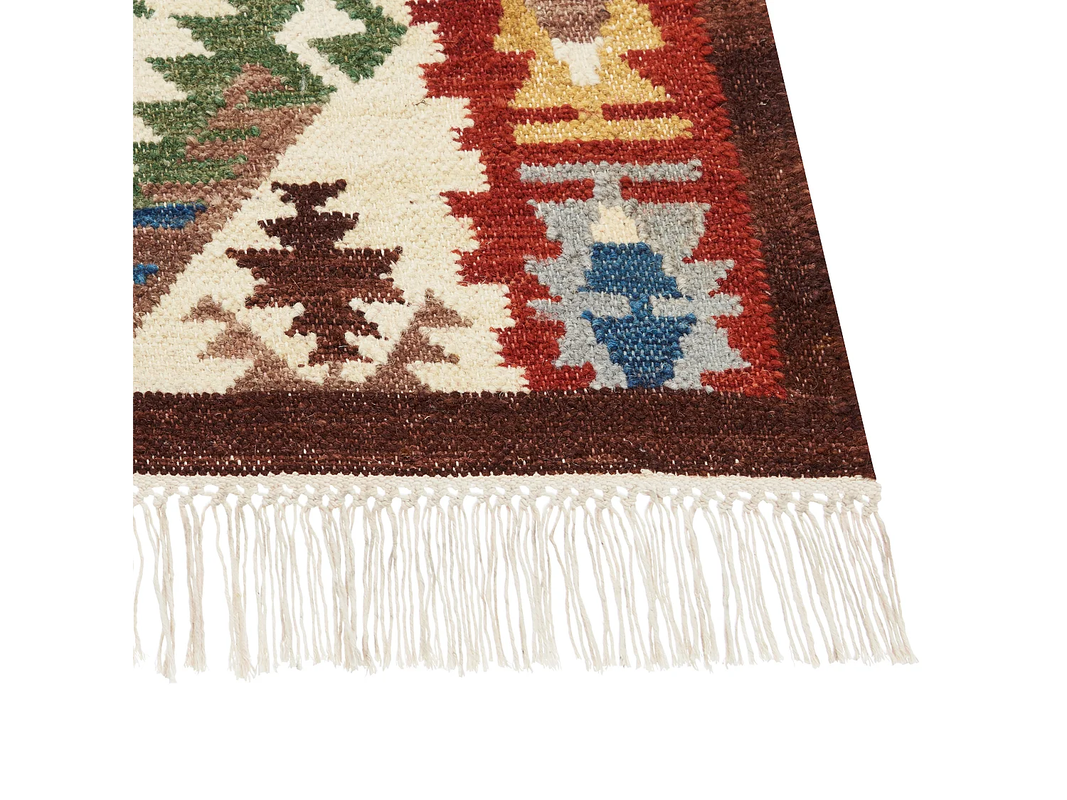 Tapis AREVIK Multicolore 160 x 230 cm Laine Kilim