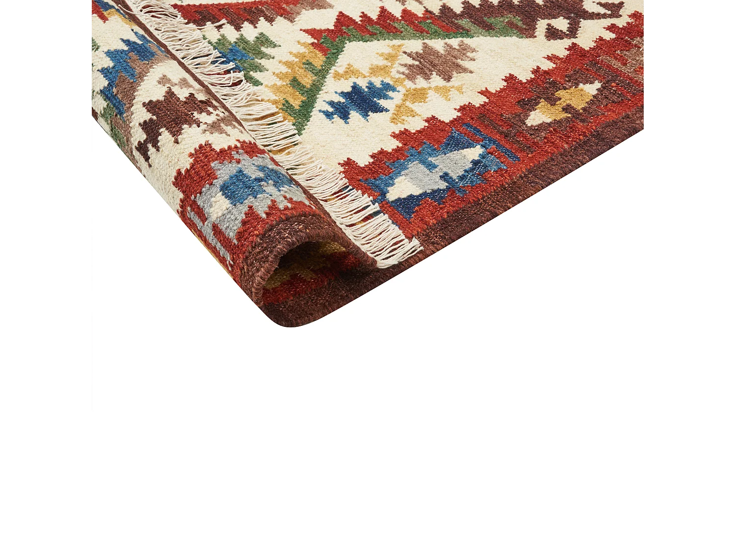 Tapis AREVIK Multicolore 160 x 230 cm Laine Kilim