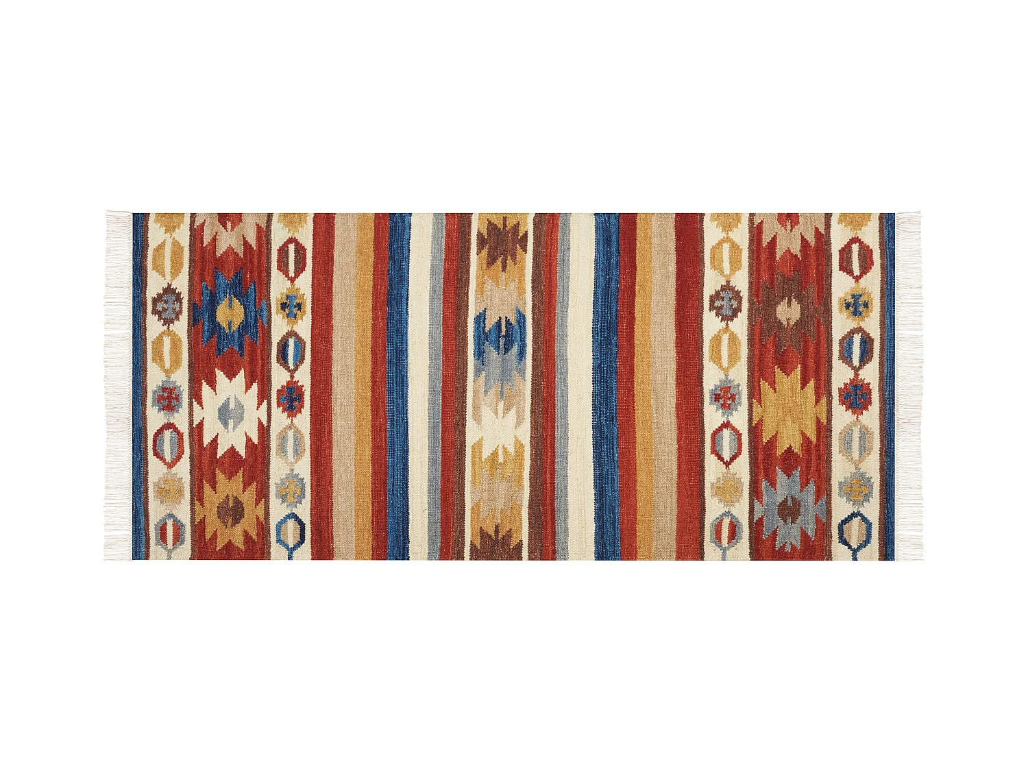 Tapis JRARAT Multicolore 80 x 150 cm Laine Kilim