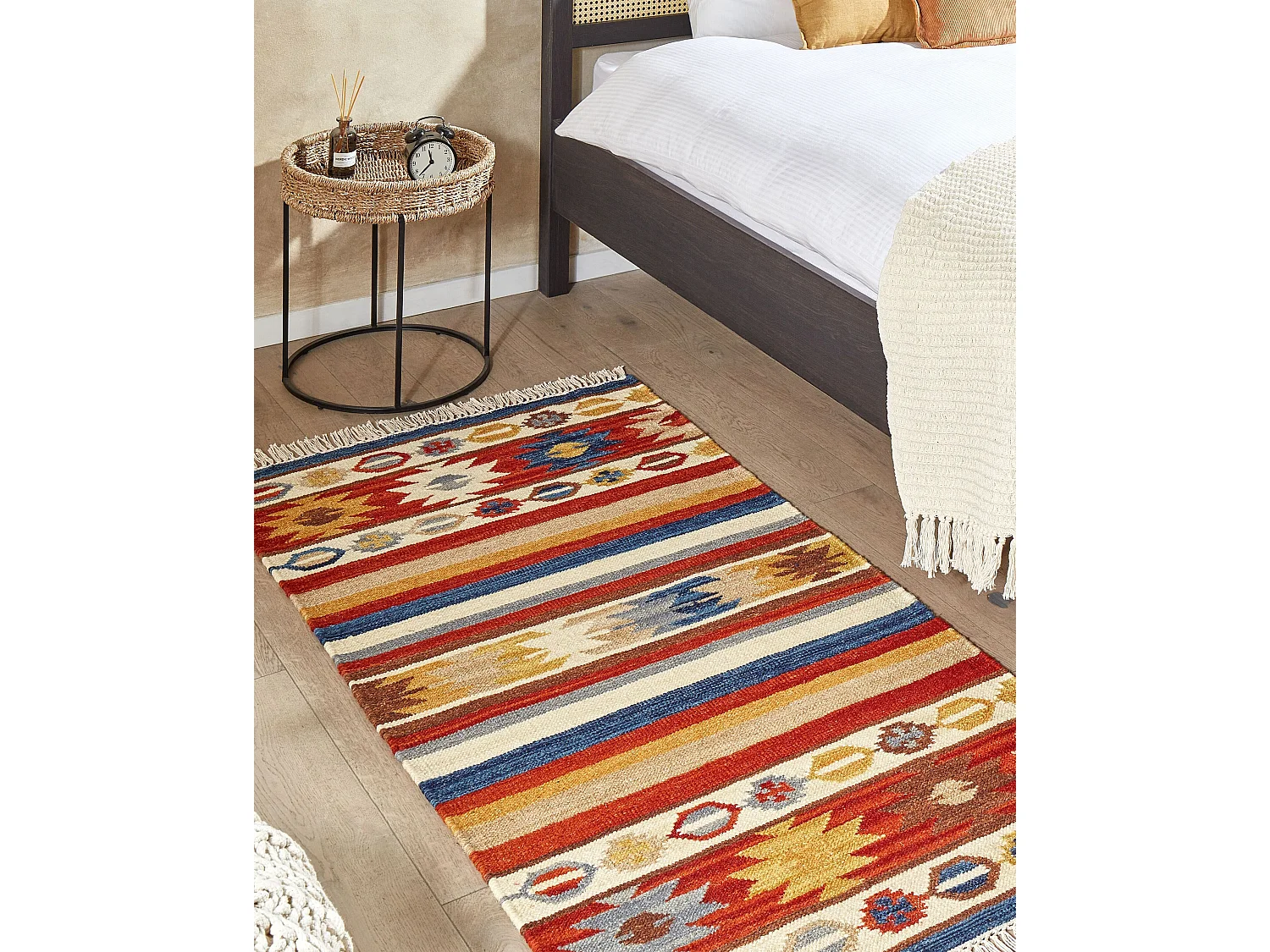 Tappeto kilim lana multicolore 80 x 150 cm JRARAT
