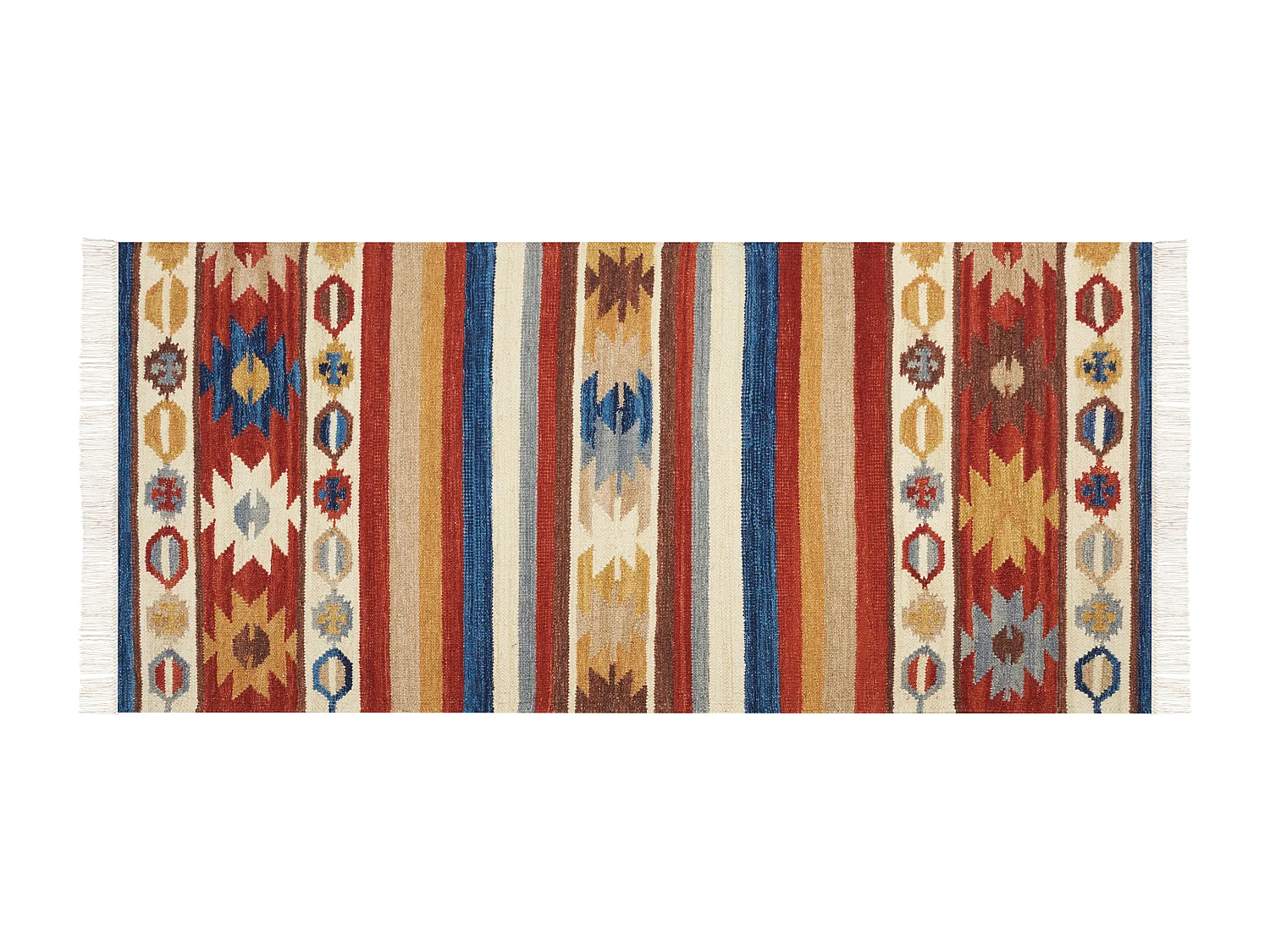 Tapis JRARAT Multicolore 80 x 150 cm Laine Kilim