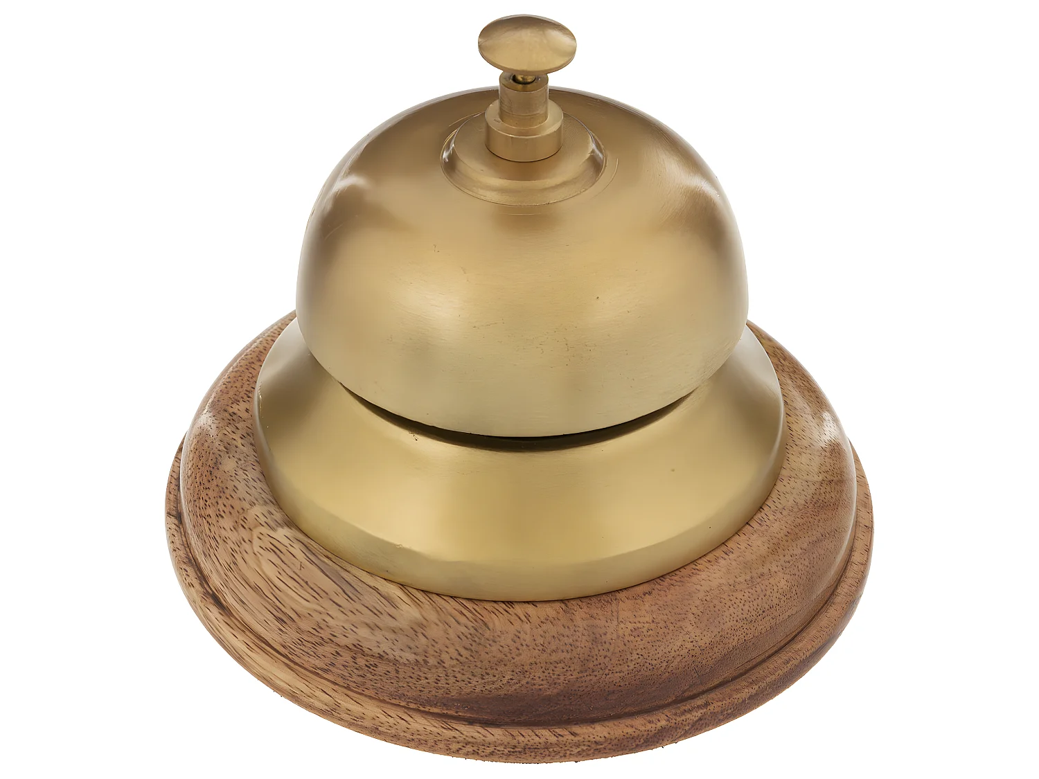 Sonnette style rétro en Bois et Métal D 10 cm