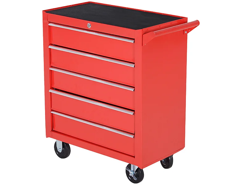Caja taller rojo 69x33x75cm DURHAND