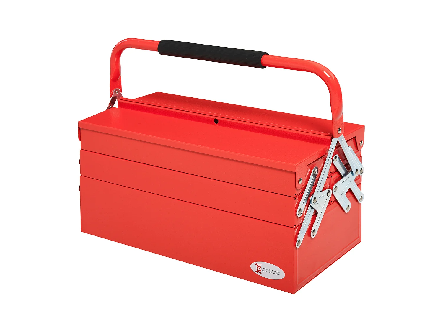 Caja de herramientas rojo 45x20x34.5 cm DURHAND