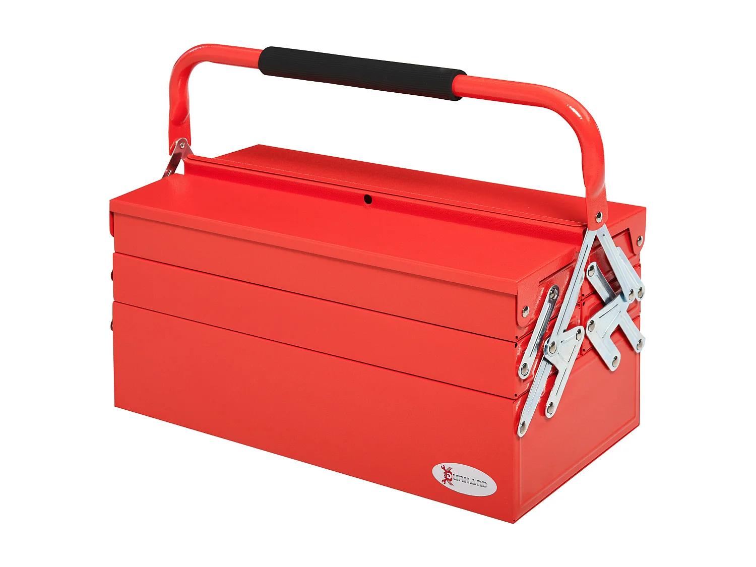 Caja de herramientas rojo 45x20x34.5 cm DURHAND