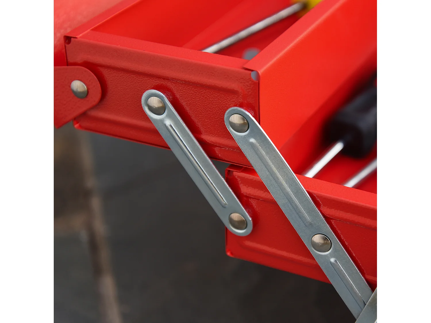 Caja de herramientas rojo 45x20x34.5 cm DURHAND