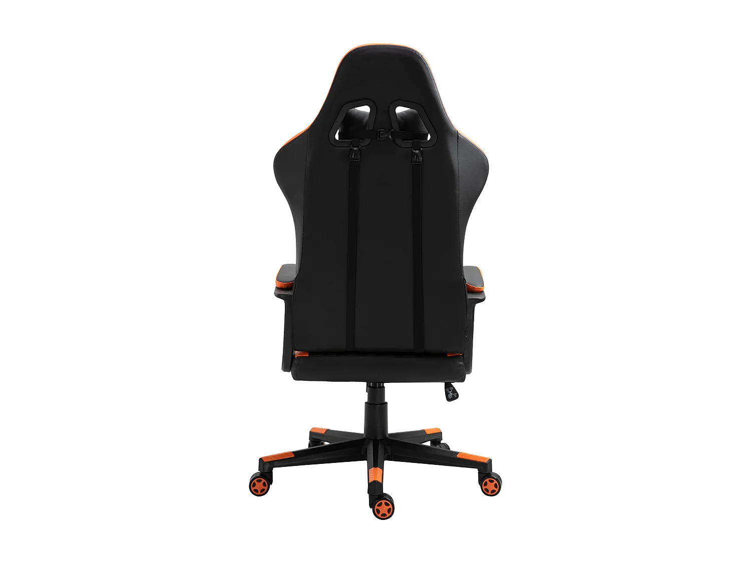 Silla gaming naranja y negro 61x70x129 cm Vinsetto