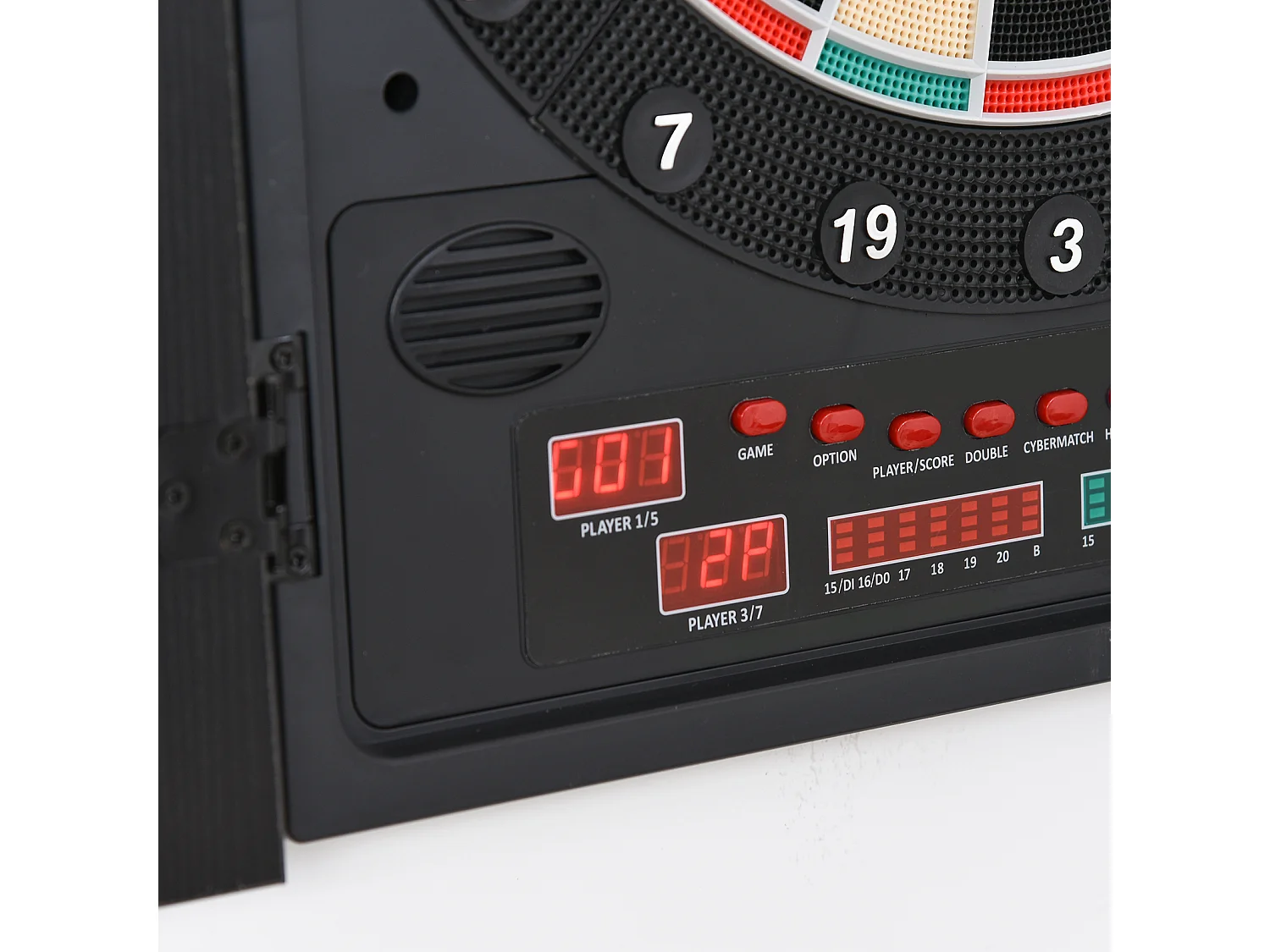 Diana electrónica negro 51x6.5x57 cm HOMCOM