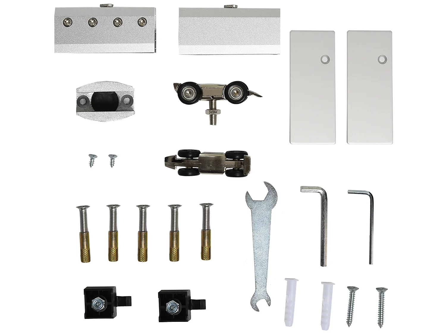 Puerta corredera transparente 200x213 cm HOMCOM