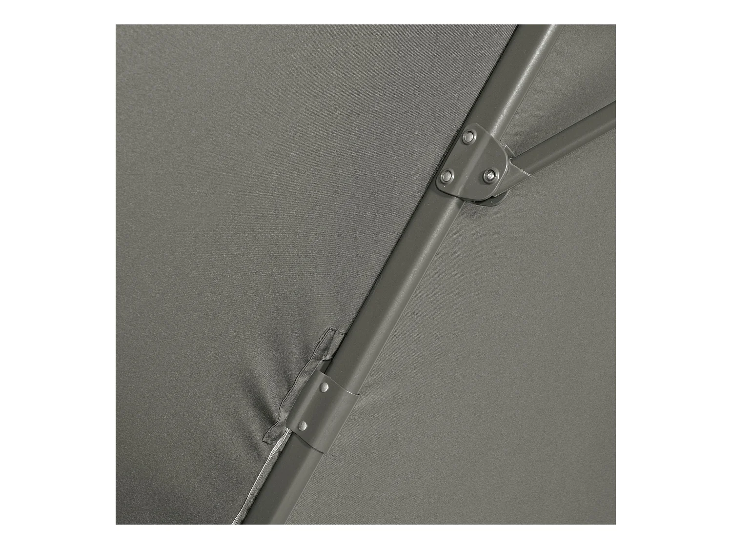 Sombrilla de jardín gris 293x293x248 cm Outsunny