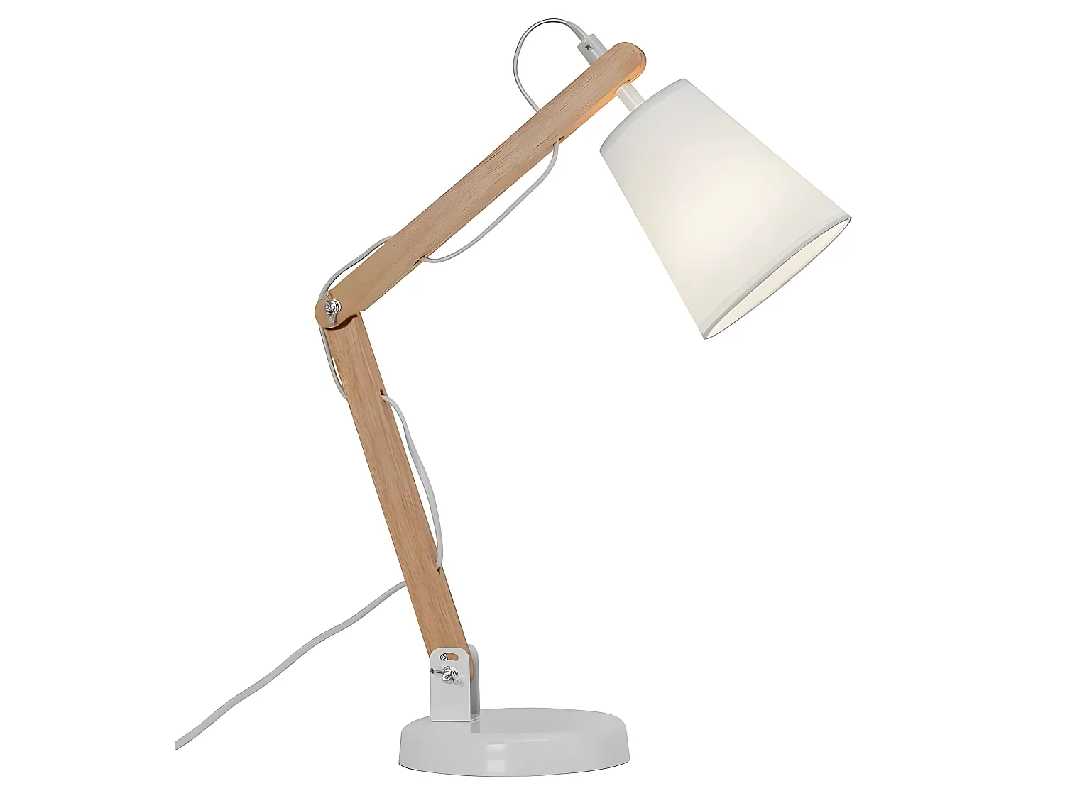 Flexo De Estilo Nordico Modelo Truman Madera-blando