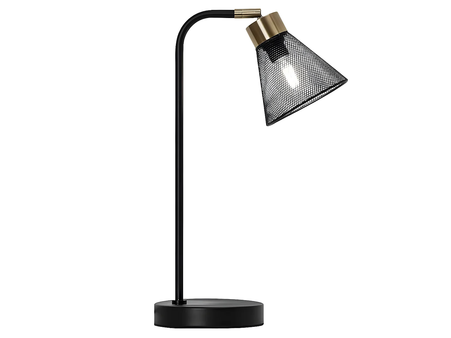 Flexo Metal Negro Manila Con Pantalla Rejilla