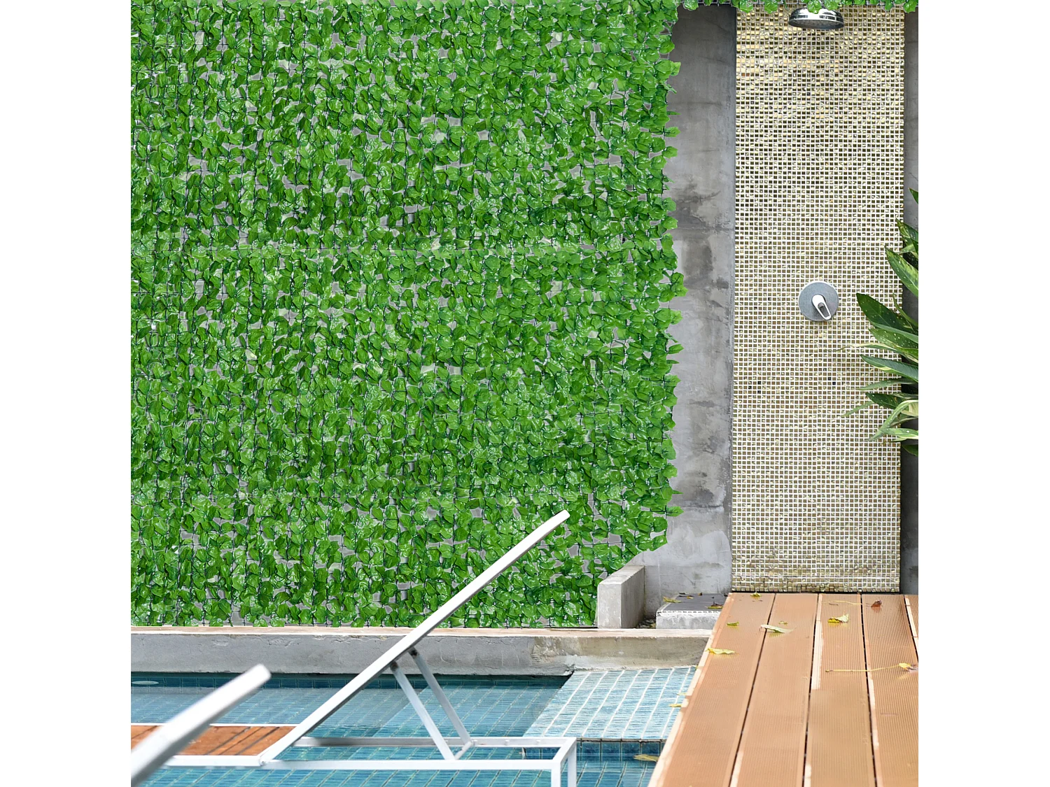 Artificial en rollo verde 300x0x100 cm Outsunny