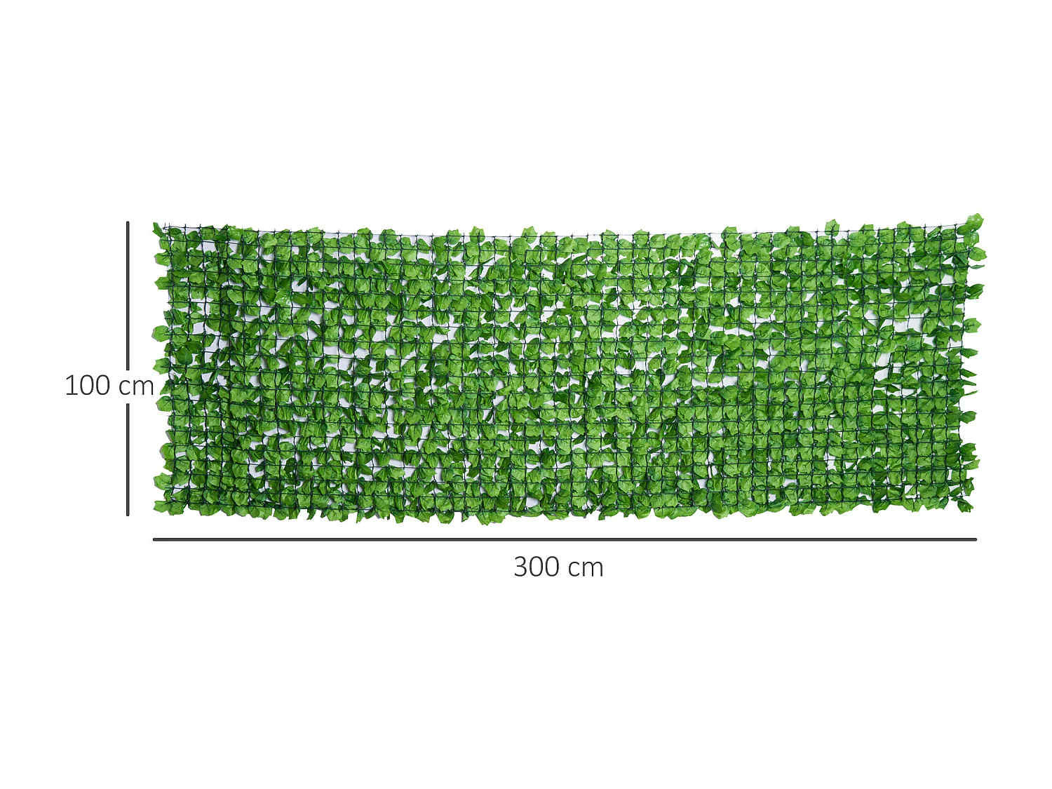 Artificial en rollo verde 300x0x100 cm Outsunny