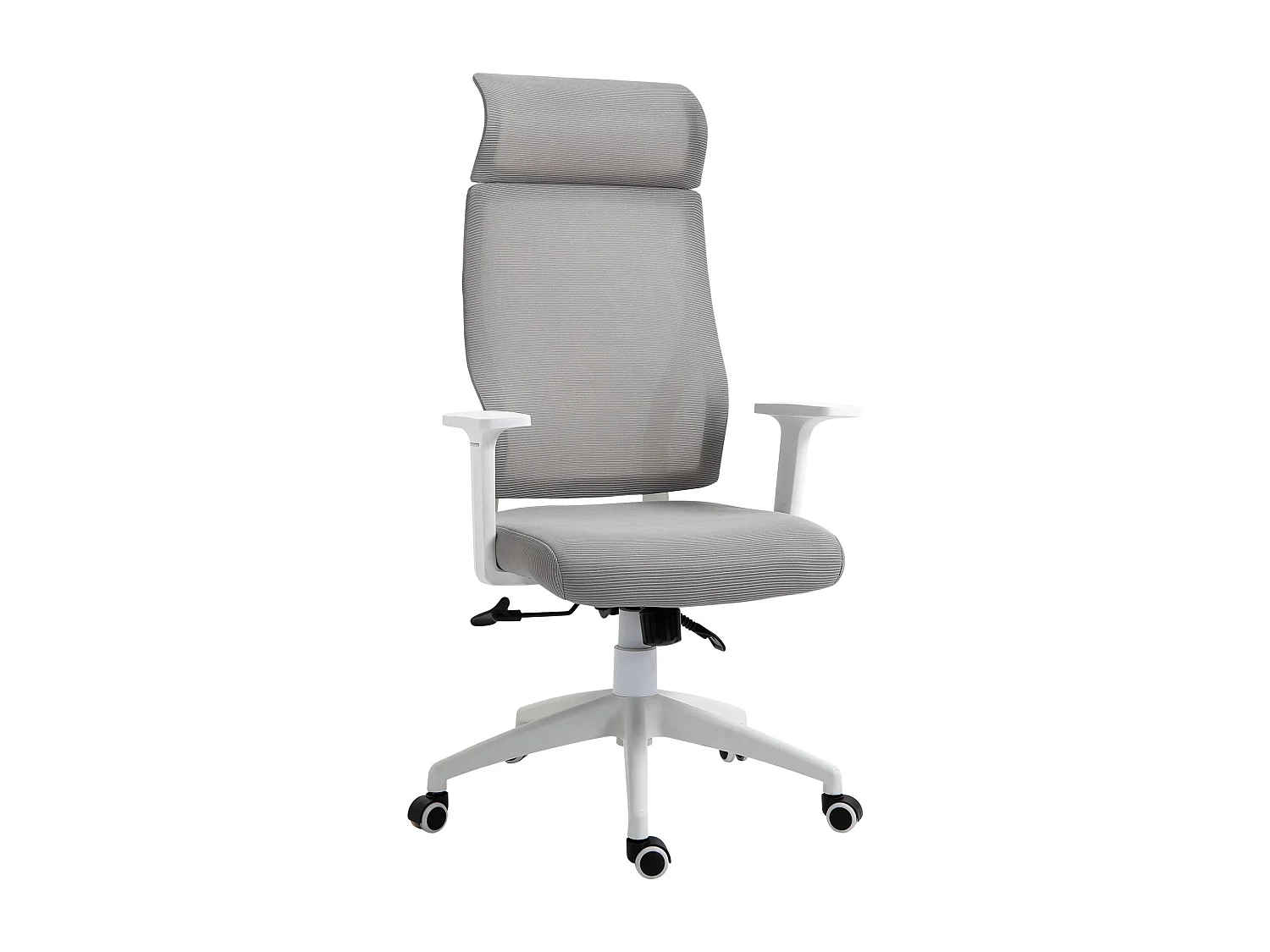 Silla de oficina gris 64x61x128.9 cm Vinsetto