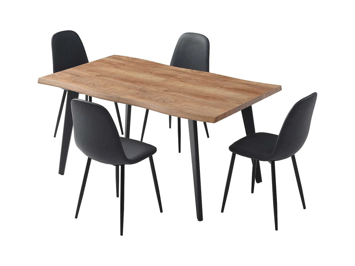 Table de Repas Extensible "Forest" 150-210cm Naturel