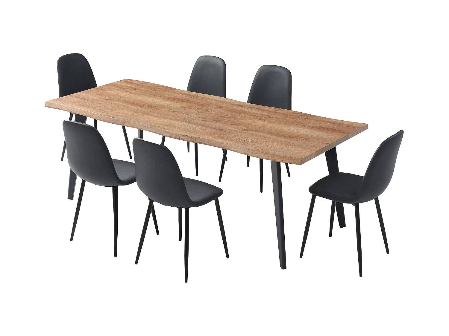 Table de Repas Extensible "Forest" 150-210cm Naturel