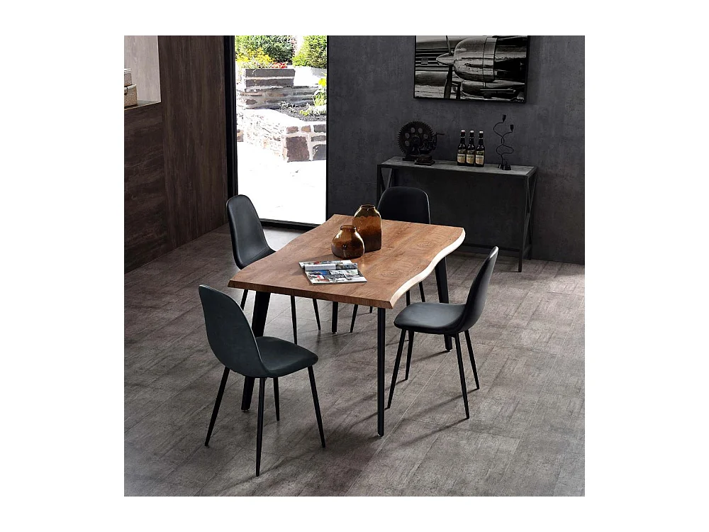 Table de Repas Extensible "Forest" 150-210cm Naturel