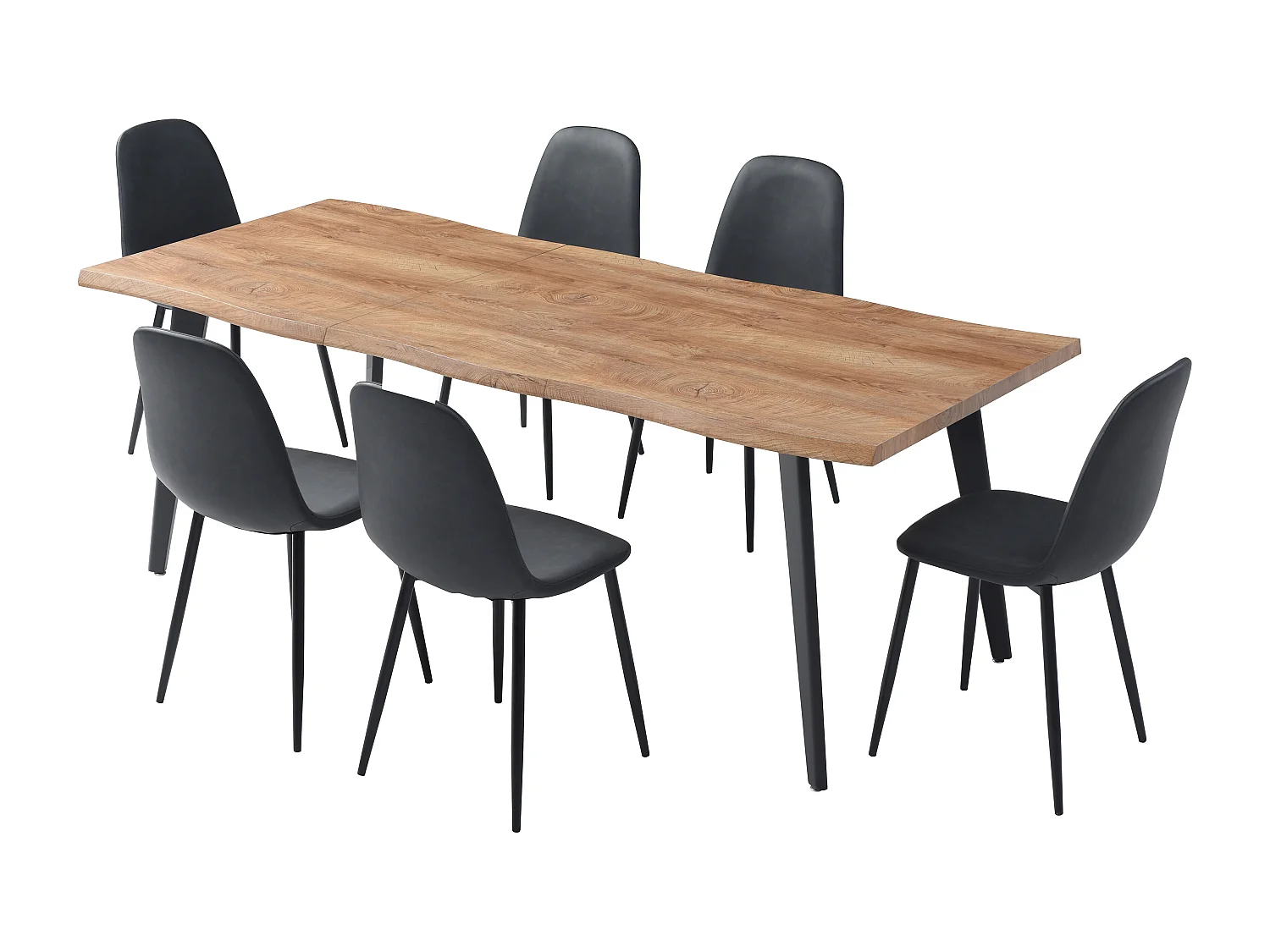 Table de Repas Extensible "Forest" 150-210cm Naturel