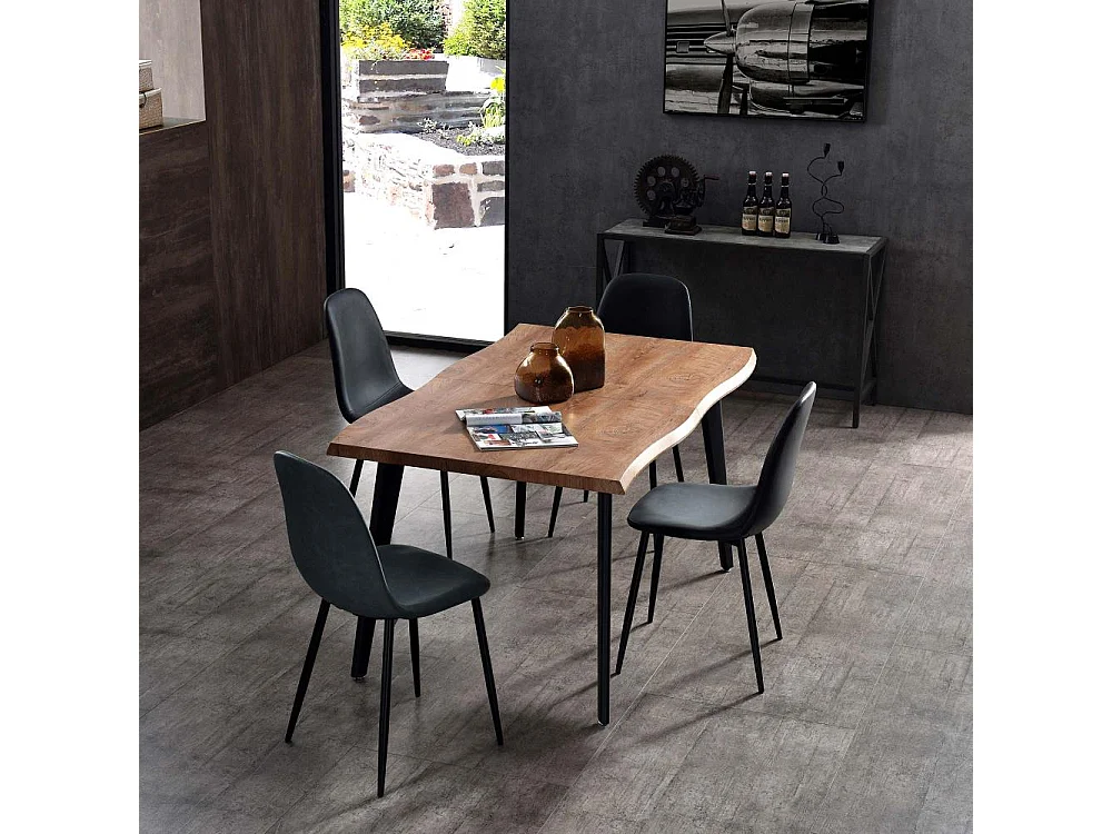 Table de Repas Extensible "Forest" 150-210cm Naturel