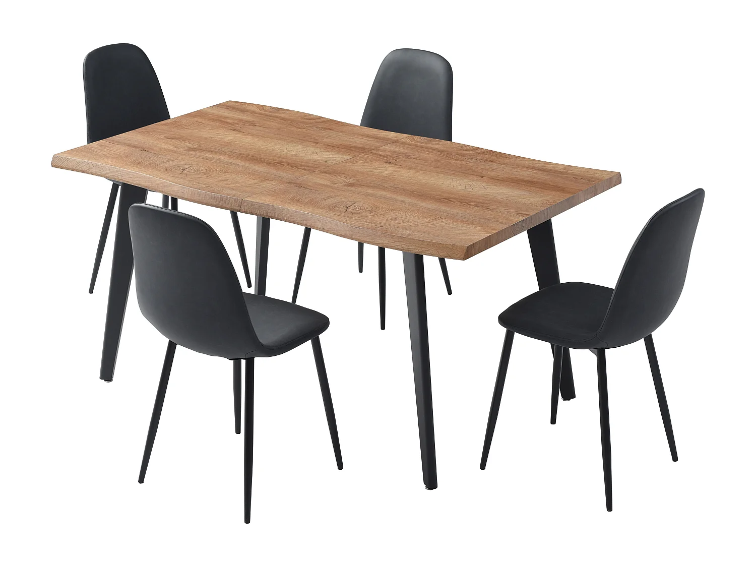 Table de Repas Extensible "Forest" 150-210cm Naturel