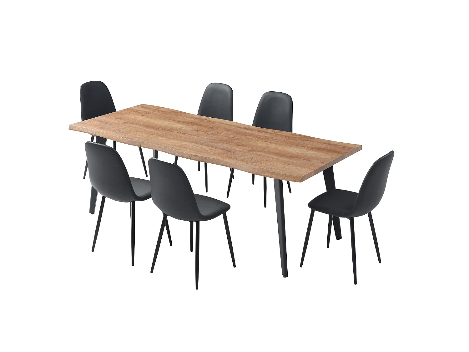 Table de Repas Extensible "Forest" 150-210cm Naturel