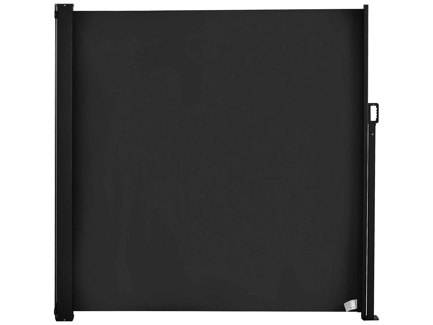 Toldo lateral gris 350x180x0.01cm Outsunny